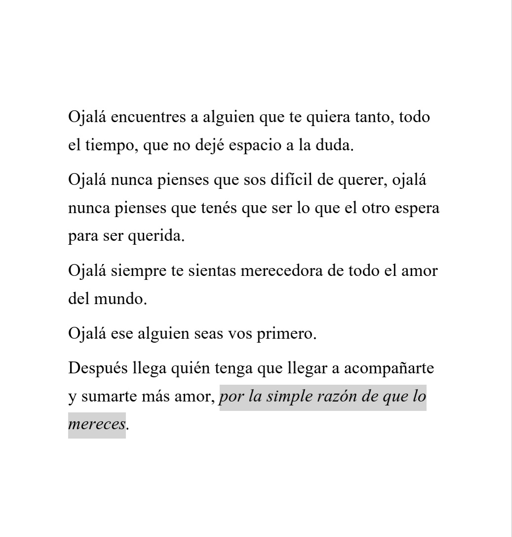 "Lo mereces" ❤️‍🩹❤️‍🩹