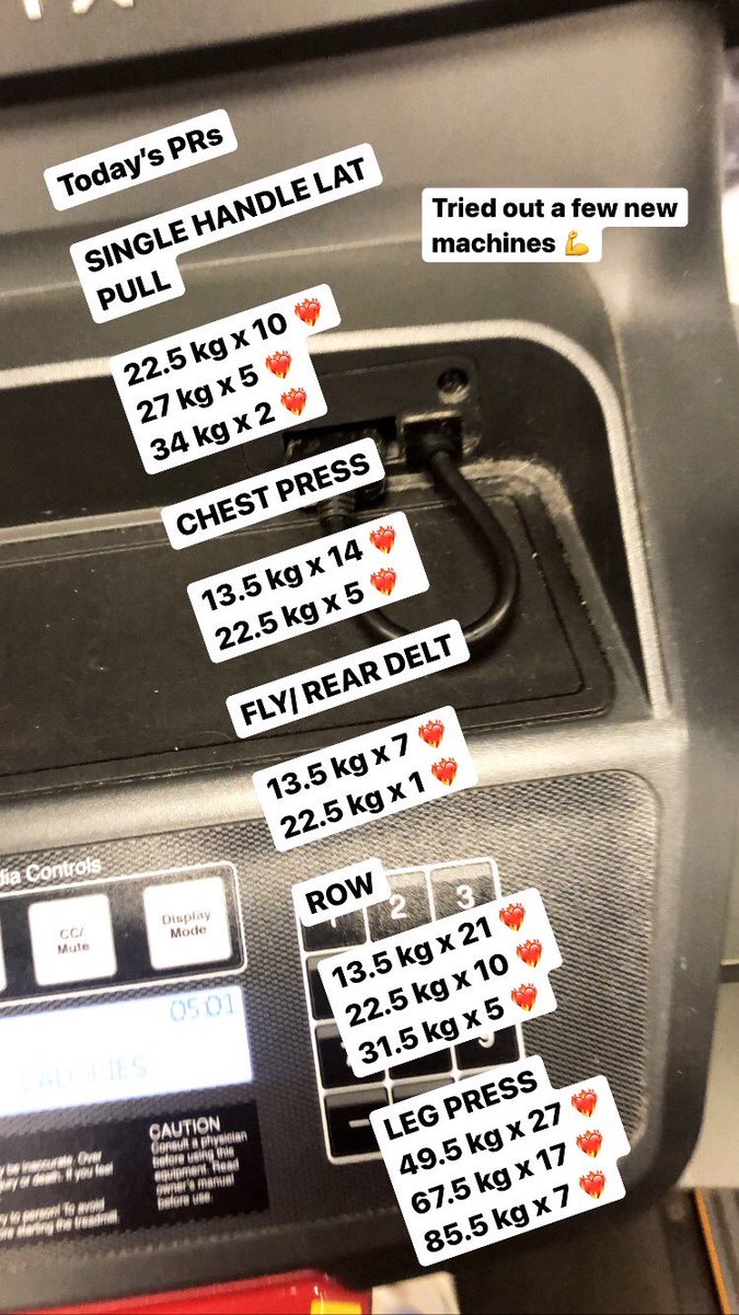 KweenEggyT3's tweet photo. My PRs from the other day ❤️ https://t.co/0NBdW8RWsw