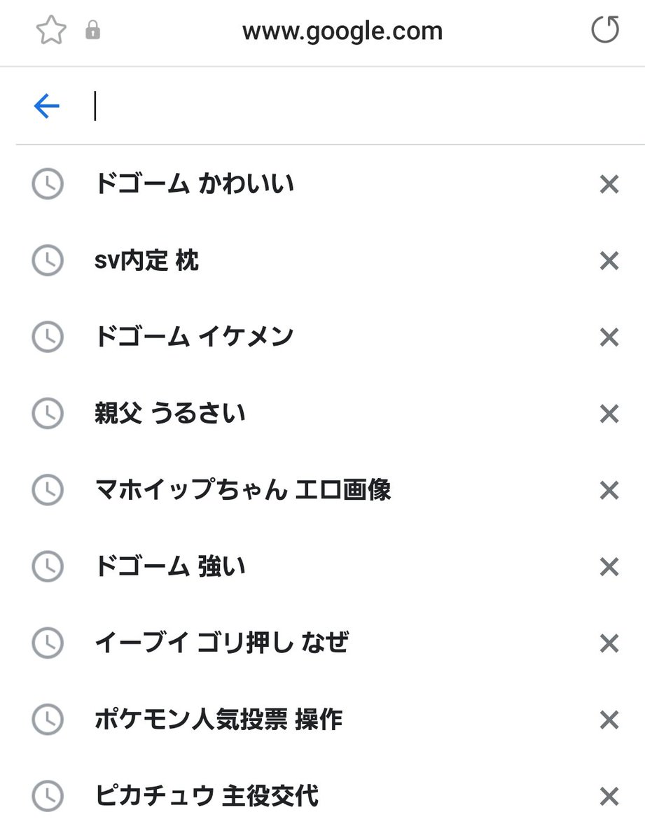 ポケモン界no 1アイドルを目指すドゴーム オカンに検索履歴見られた T Co Ty65a8fk6m Twitter