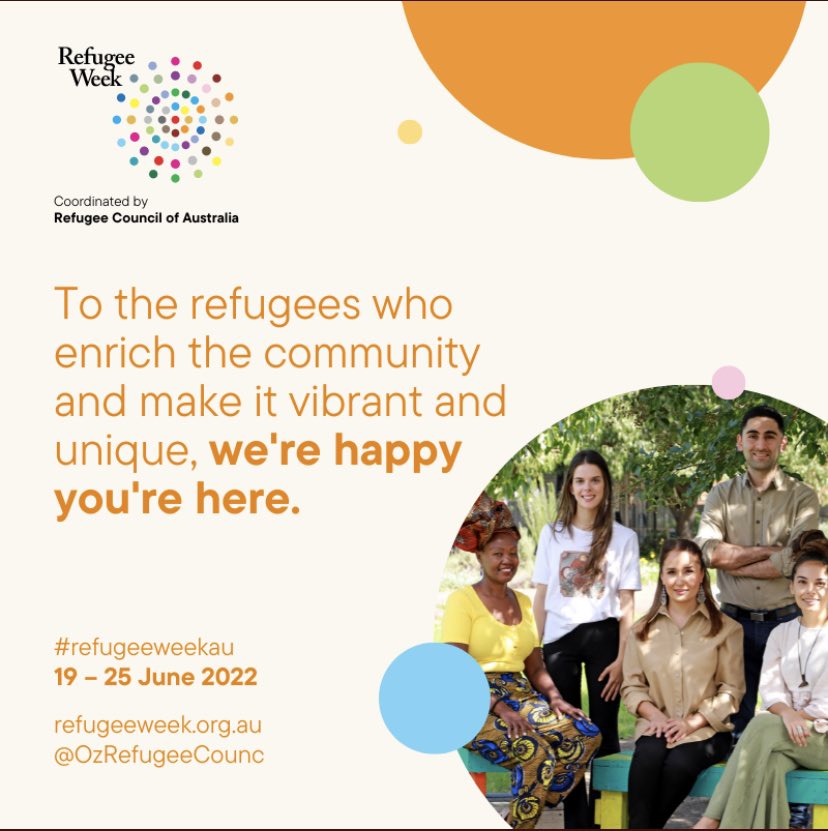 .Happy Refugee week