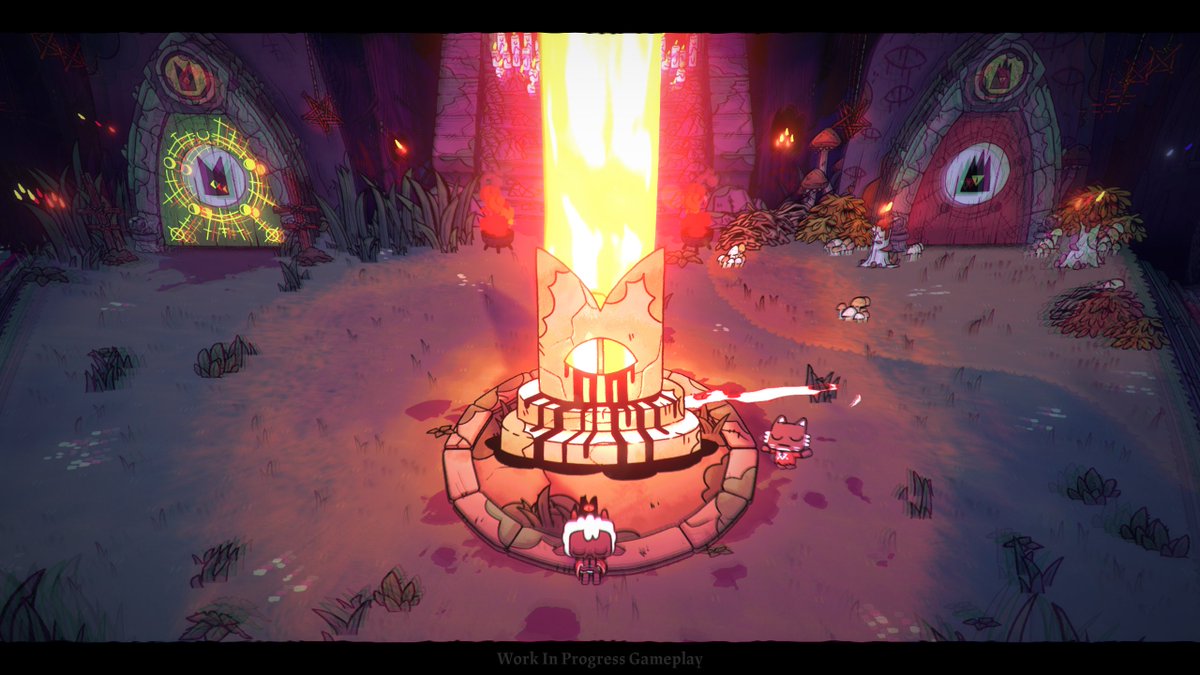 Benny_The_Nerd's tweet photo. Hey, meine #Nerds.
Ich kann nicht aufhören die #Demo von @cultofthelamb zu zocken. Das Spiel macht unheimlich Spaß & süchtig. Das #Kampfsystem ist super & die #Musik ist ein Ohrenschmaus.
Wer auf #Roguelike Games steht sollte die Demo 100% mal anzocken.
https://t.co/7shY7uHfPK https://t.co/vYoo2Jqz14