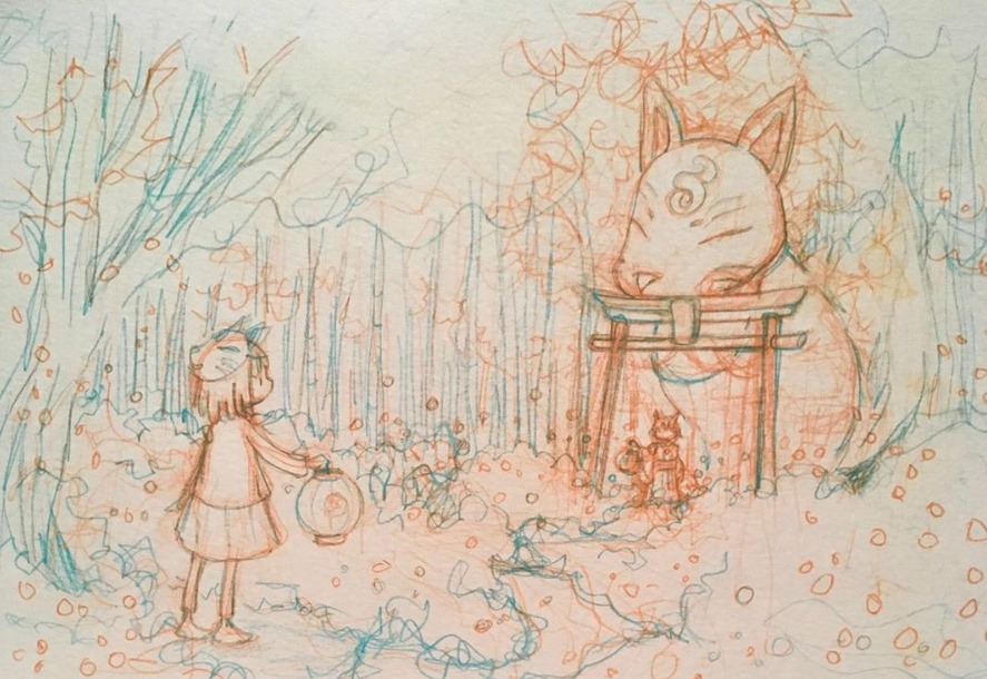 Toastiewiththe's tweet photo. not my #art
IG mypicturebookcafe
Beyond fireflies in the woods. Inspired by a Japanese myth. Done with ink and gouache. #illustration #illustrator #canadawestillustrators #kidlitart #kidlit #fireflies #shrinegates #shrine #inarifox #japaneseculture #japan #intothewoods #fox https://t.co/wYBYqwQkzD