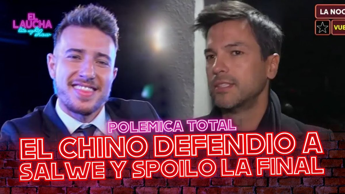 ElLauchaOkey's tweet photo. DECEPCIONÓ A LOS FANS 💣: 
El Chino Leunis DEFENDIÓ a Martín Salwe y SPOILEÓ LA FINAL DEL HOTEL: "No fue bullying. Tiene solo 24 años" #ElHotelDeLosFamosos

VIDEO: https://t.co/gukif9gvJ1 https://t.co/6US1UrCG40