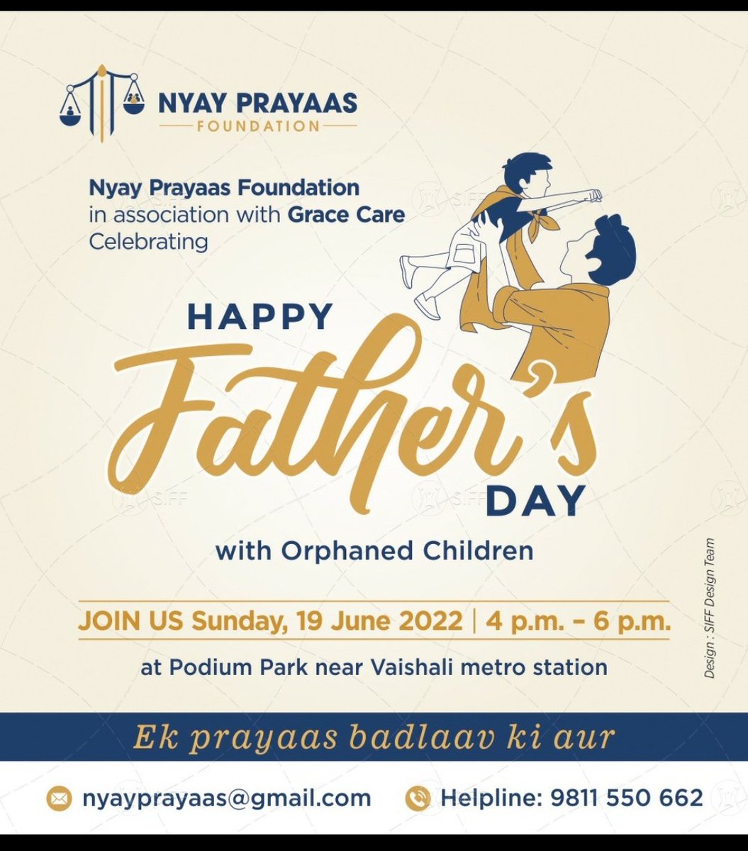 Wishing you a a Joy of Fatherhood and Being blessed to have awesome Father's.....
Join us to celebrate with us..