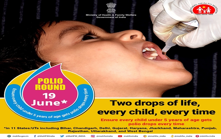 Polio Immunisation 2022 to begin today in 11 States and UTs.
Read More:   …