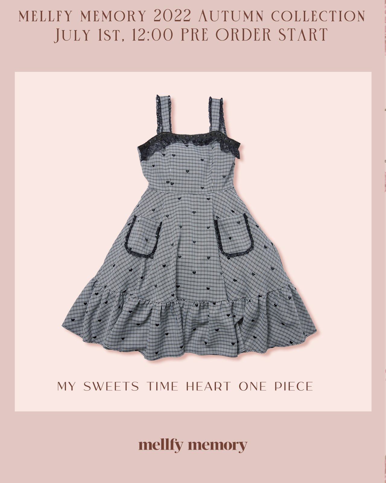 mellfy memory メルフィメモリー ワンピース ジャンスカ