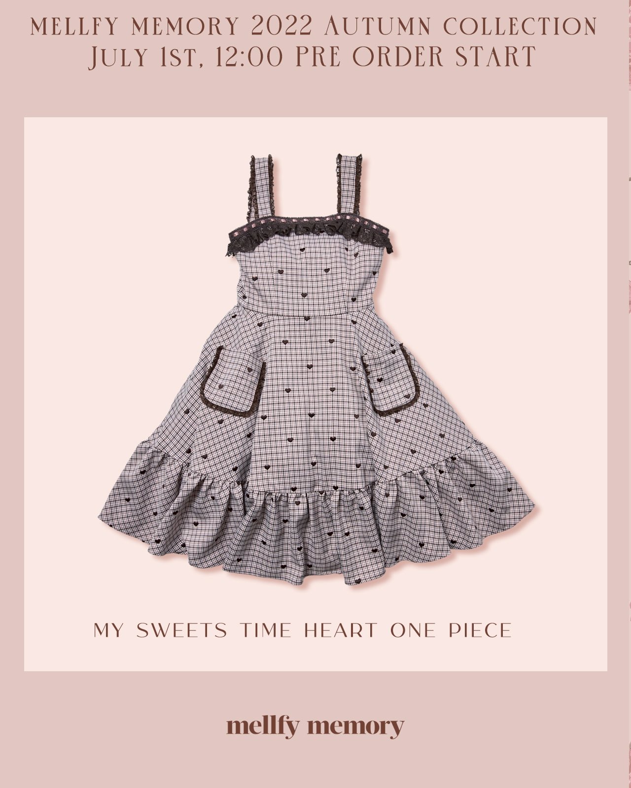 mellfy memory メルフィメモリー ワンピース ジャンスカ