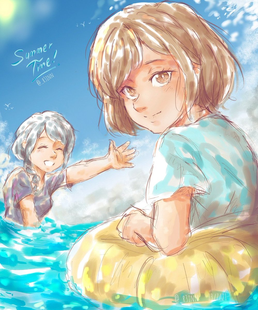 _r3inn's tweet photo. My Oc sketches, Summer Themed. Follow me for more drawings like this. I'm keen to improve more. 
#oc #animeart #ArtistOnTwitter #drawing #manga #illust #illustration #digitalart #procreate #sketch #SummerArt #summer https://t.co/vYf8uYCP9U