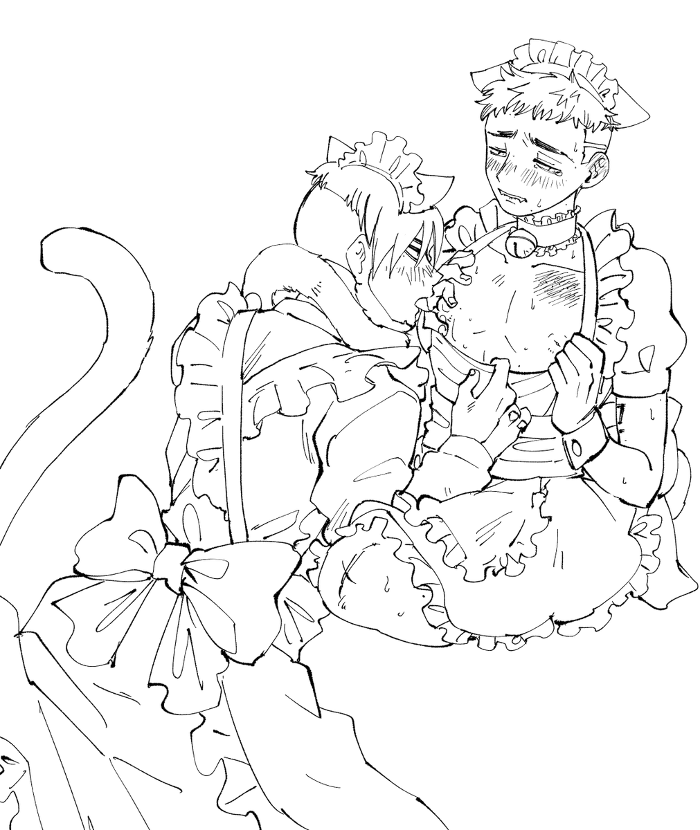 ラフ・線画・塗り交換企画やったので見て〜!!!!
己の性癖を描いて頂いた最高のイラストが出来上がりました😭😭😭😭(プトオク)
ラフ(ユースケ)→線画(渡瀬さん)→塗り(みわさん) 
