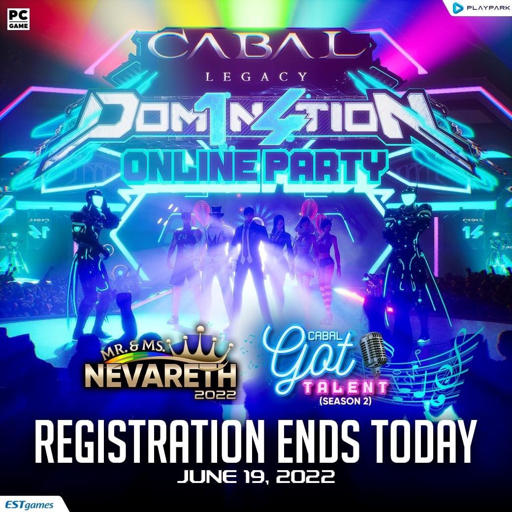 PlayParkPH's tweet photo. Shine throughout Nevareth as you take part in Mr. &amp; Ms. Nevareth 2022 and CABAL Got Talent Season 2. Go through the complete mechanics here: https://t.co/gZpoYFi2X1 https://t.co/DW4Looao1b