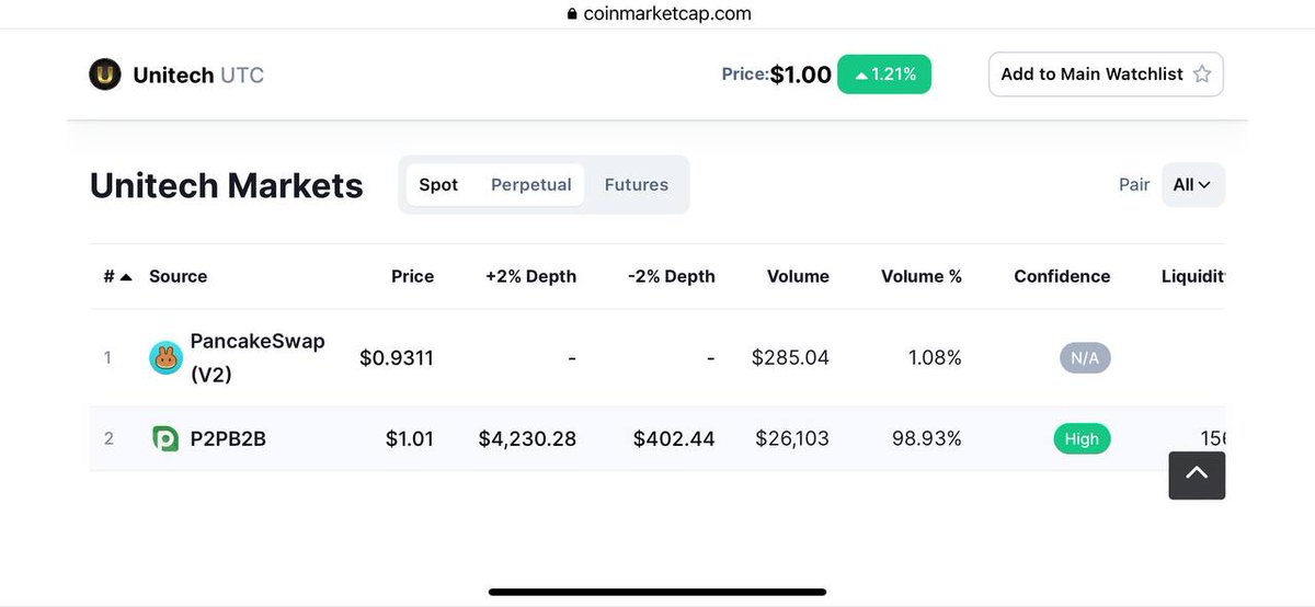 info_utc's tweet photo. Unitech ( $UTC ) has been listed on P2PB2B

 $UTC is available on our exchange.
🔸Trading pairs: UTC/USDT

#UTC #BNB #BSC #P2PB2B #Crypto https://t.co/Gr3YxPtm65