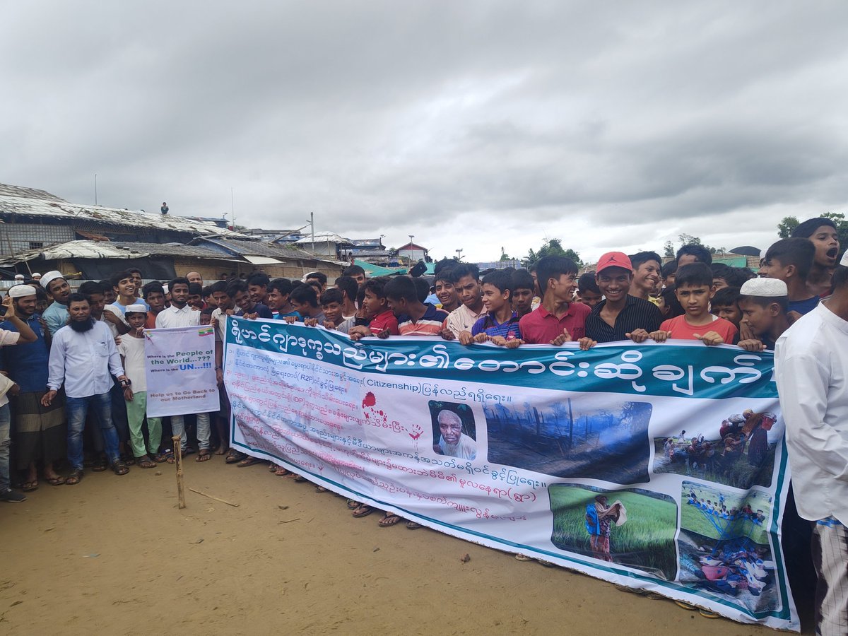 ro_kazi's tweet photo. #GoingHomeCampaign
#ImmediateRepatriation
#Abolish1982CitizenshipLaw
#ResettleInourOwnVillage
#EnsureRightsSafetySecurityofRohingya
#CloseIDPCamps
#StopTorturingInnocentPeople https://t.co/qzocW9mm8Z