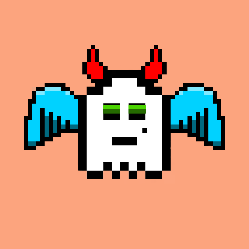 funky_ghosts's tweet photo. Funky Ghosts NFT No.13
#nft #nftforsale #opensea #openseaartist #funkyghost #ghost #pixleart #crypto #nonfungibletoken #pixle #limitededition #nftcollection #nftcommunity https://t.co/31xXgsrDmC