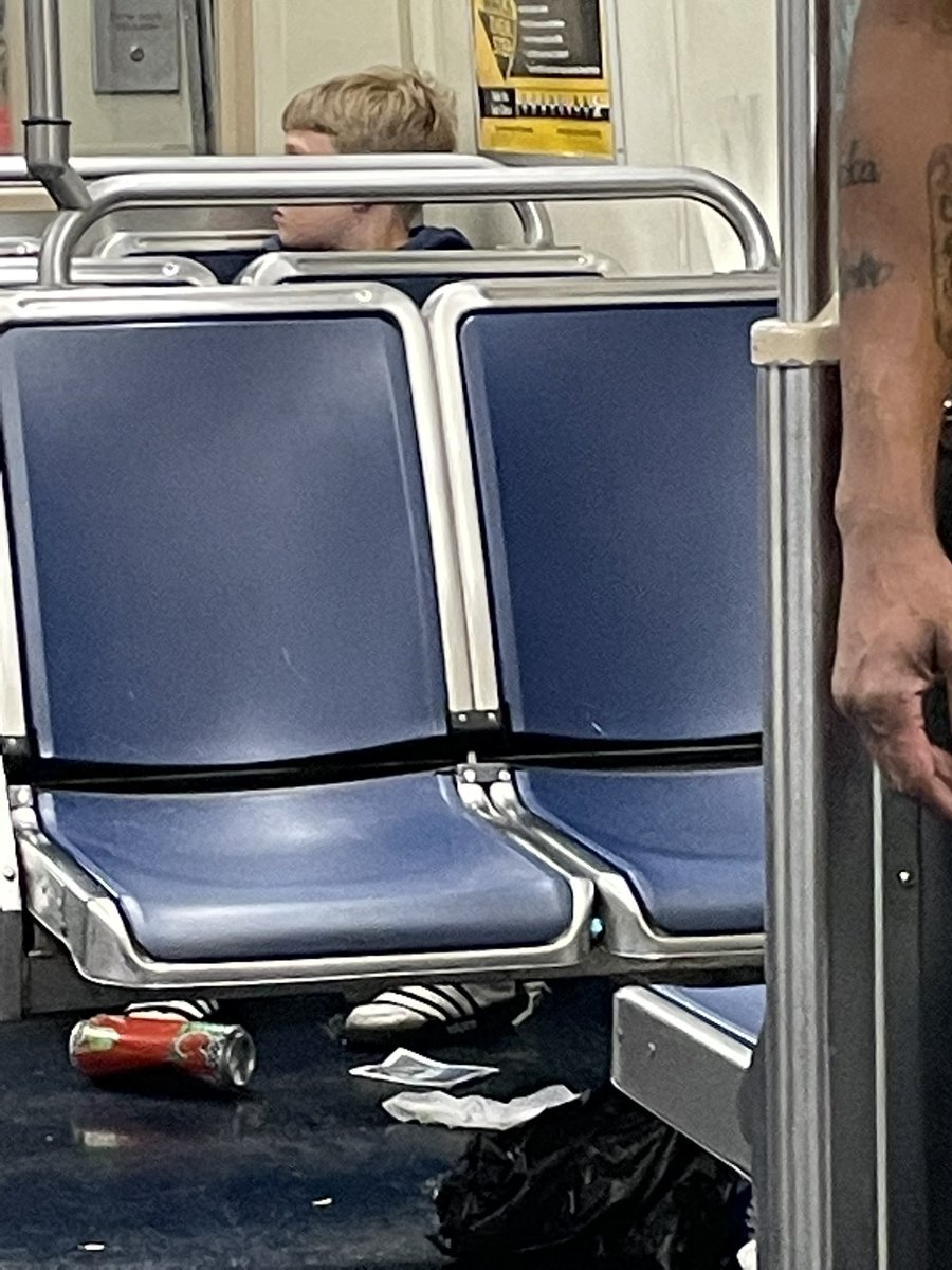 BillSytsma's tweet photo. Philadelphia is in an absolute state of emergency. I mean come on @SEPTA @PhillyMayor this whole “hands off” approach is destroying the city. See the kid? Can’t be more than 10 years old. Total disgrace https://t.co/zaRUS5qms8
