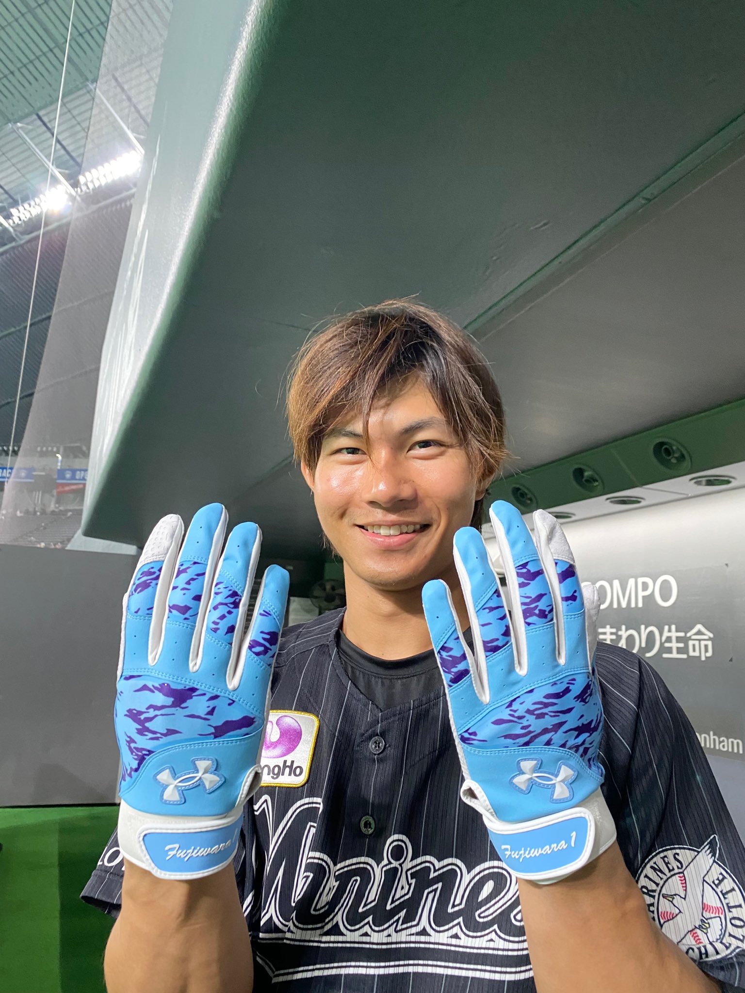 千葉ロッテマリーンズ 藤原恭大 母の日限定Tシャツ アンダーアーマー