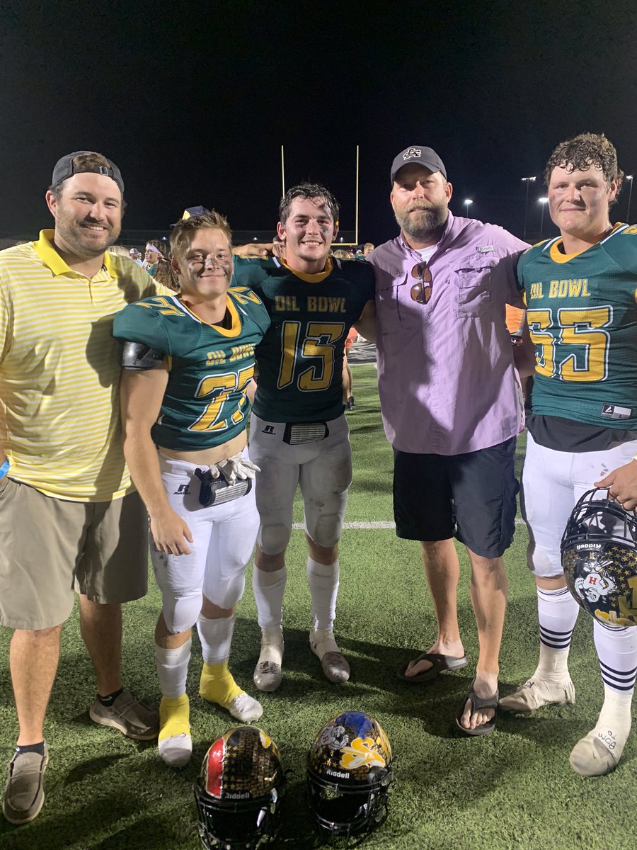 CoachCastles's tweet photo. Proud of our Wildcats who got to play together one last time in this year’s Oil Bowl! https://t.co/c9KvqAPhws