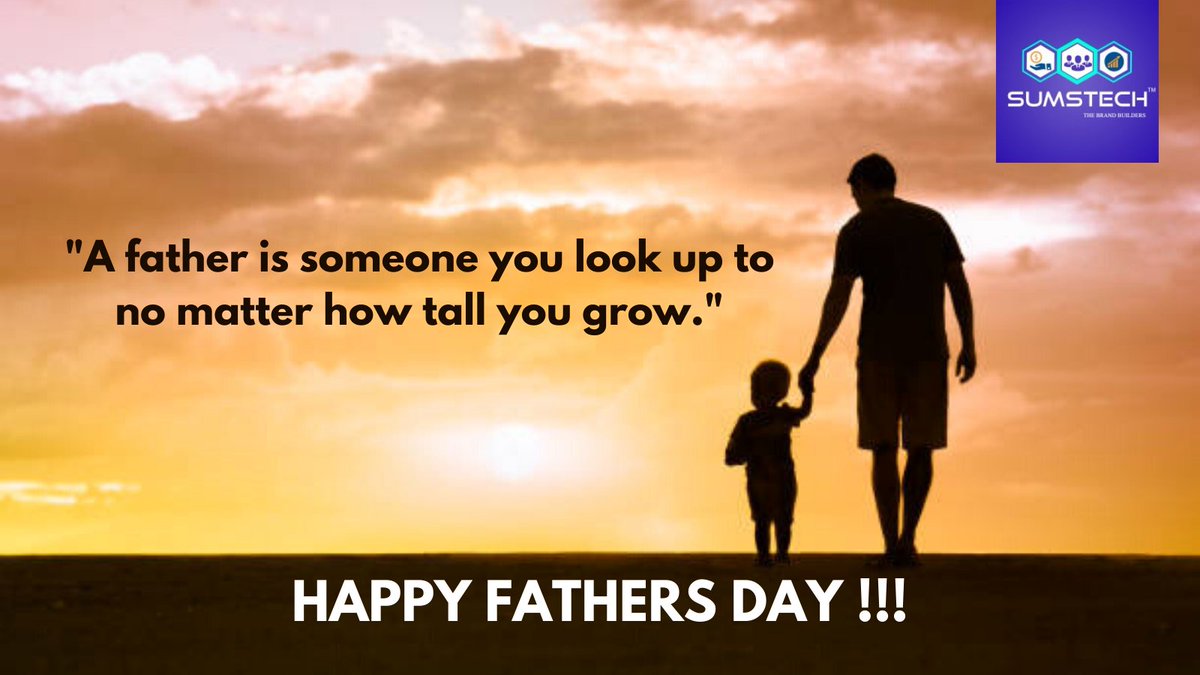 sumstech's tweet photo. "A father is someone you look up to no matter how tall you grow." #quote
#FathersDay
#FathersDay2022
#quoteoftheday #twitter #sumstech #ludhiana #digitalmarketing https://t.co/TFqBrQGEfU