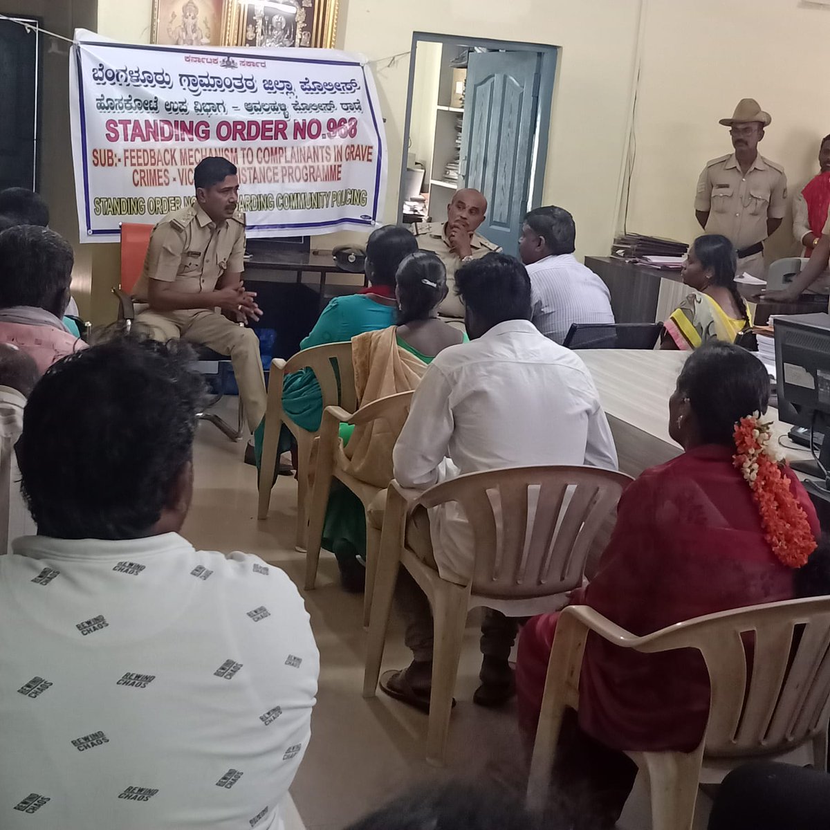 Hosakote Dysp office tweet media