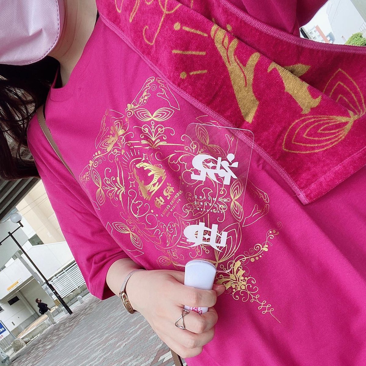 JMC_RIKA's tweet photo. 行って参る‼︎‼︎‼︎‼︎

#ももクロ #もも���ろクローバーz 
#福岡サンパレス #祝典 #祝典ツアー https://t.co/BOYAITJwOY
