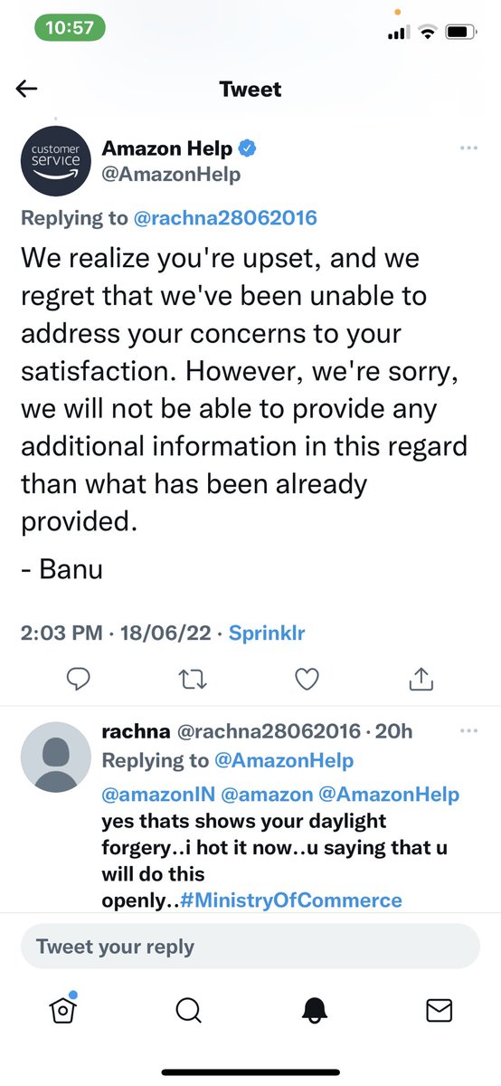 rachna28062016's tweet photo. @amazonIN They are just looting ppls money using cheap moves..and these jokers saying they can’t even confirm or clarify further..#wakeupIndia https://t.co/ah4u0CHfoG