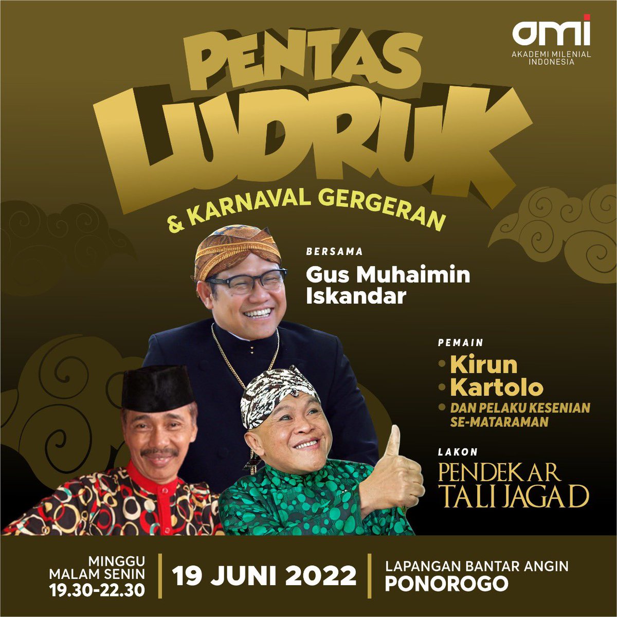 masfaisolriza's tweet photo. Ramaikaannn - Pendekar Tali Jagad bersama @cakimiNOW https://t.co/EsqWkGexR1