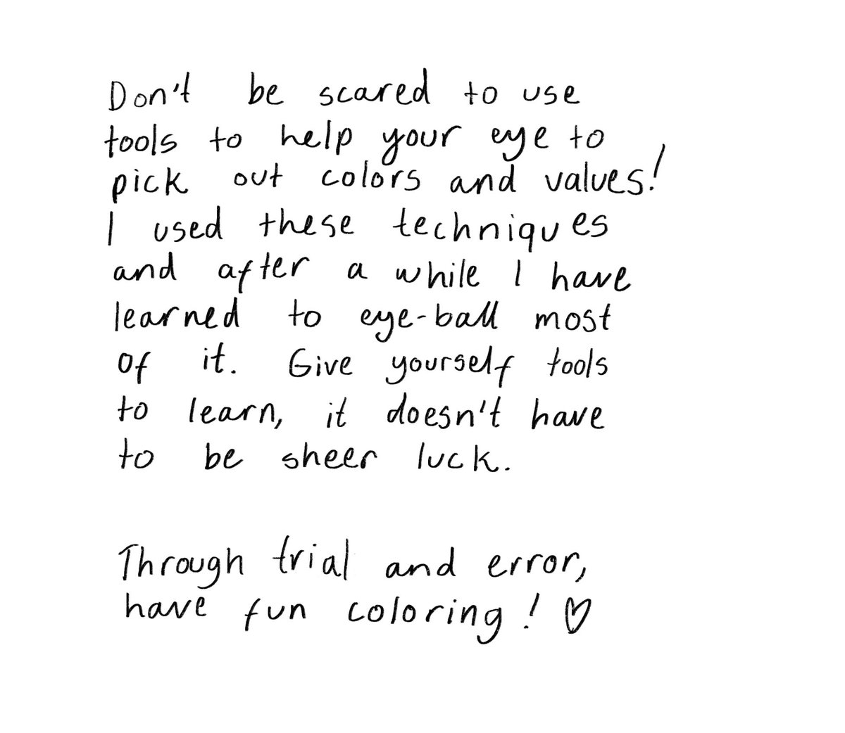 vilbbit's tweet image. Many have asked how I use color - so here&apos;s a small tutorial of the ways I teached myself to see values and use them creatively! 🎨✨