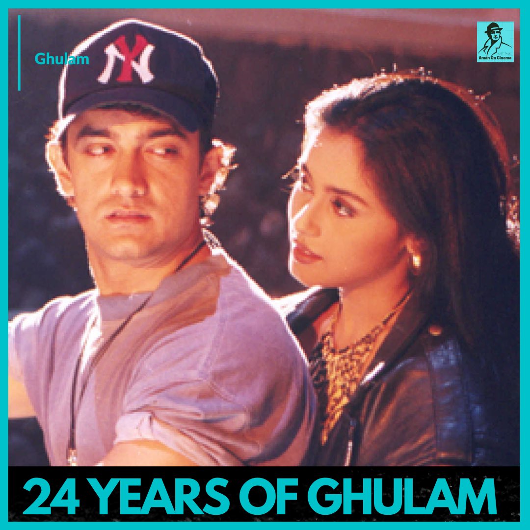 #24YearsOfGhulam 
#AamirKhan #RaniMukherjee #DeepakTijori #SharatSaxena #Ashutoshrana 

#Indeevar #Sameer
#JatinLalit

#VikramBhatt #Bollywood