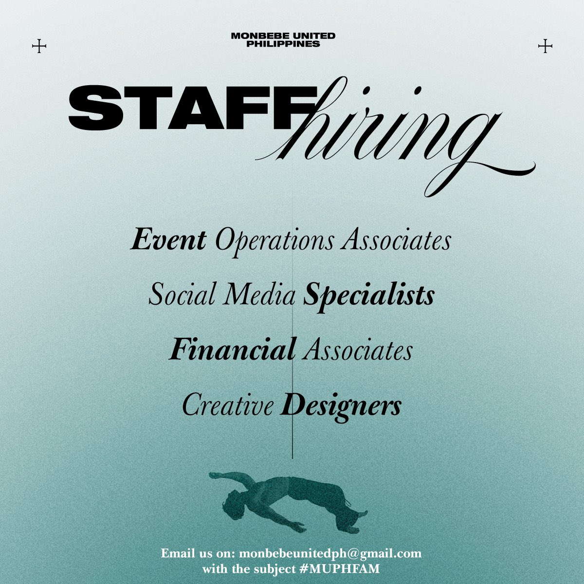 MonbebeUnitedPH's tweet photo. MONBEBE UNITED PHILIPPINES: Staff Hiring Wave 3 ✨

Mabuhay! The Family is continuously growing, so is the exciting Events!

We are looking and now hiring new staffs for the following spots (see image)

Don't hesitate to send us an email 😊 Dm for questions! https://t.co/APvwsdYvUq