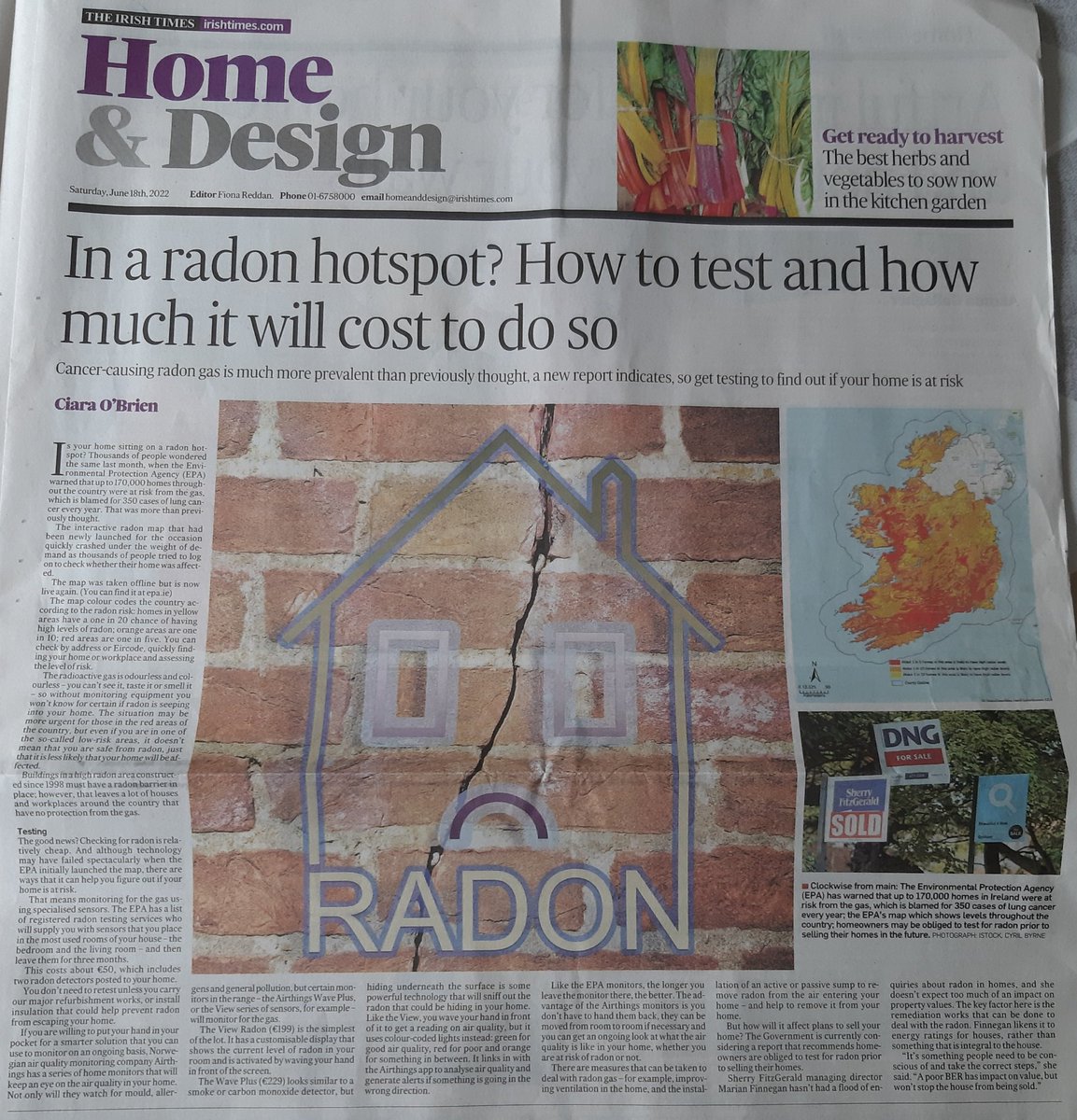 Ruby Architectural (@rubytectural) on Twitter photo Good article in the Irish Times Home and Design supplement on Radon Gas. Making people aware of the dangers of Radon. <a href="/IrishTimes/">The Irish Times</a> Good article in the Irish Times Home and Design supplement on Radon Gas. Making people aware of the dangers of Radon. <a href="/IrishTimes/">The Irish Times</a>