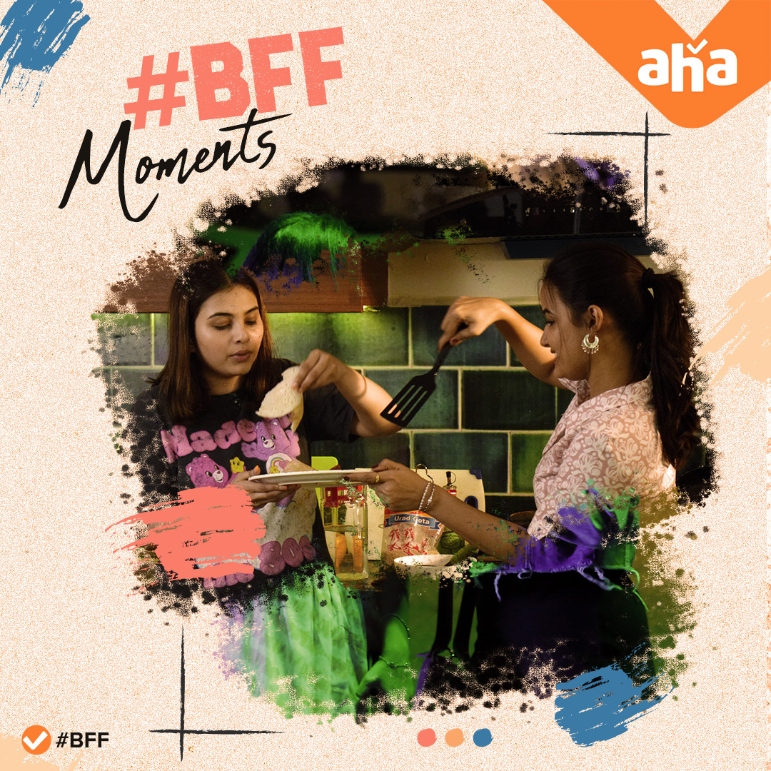 Chinni chinni anandalu makes the #BFF moments. Tag your bae ❤️ #BFFOnAHA Streaming Now #Sirihanumanth #RamyaPasupuleti @DiceMediaIndia @TamadaMedia @DaburHoney_Ind @tnldoublehorse @BhargavMacharla @PatnaikPraneeta @AnjaliiDream