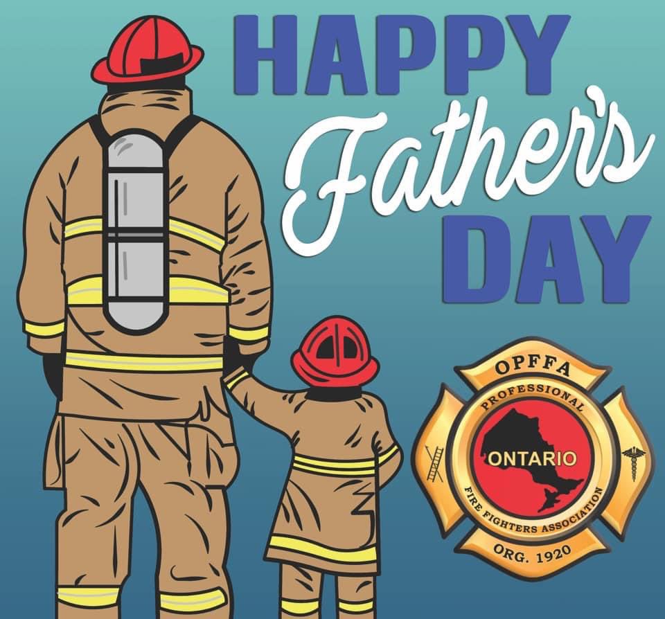 Happy Father’s Day. 

To those not with their families today while on shift protecting their local communities we say #THANKYOU. 

<a href="/IAFFCanada/">IAFF Canada Fire Fighters - Pompiers AIP Canada</a> #fathersday #fathersday2022