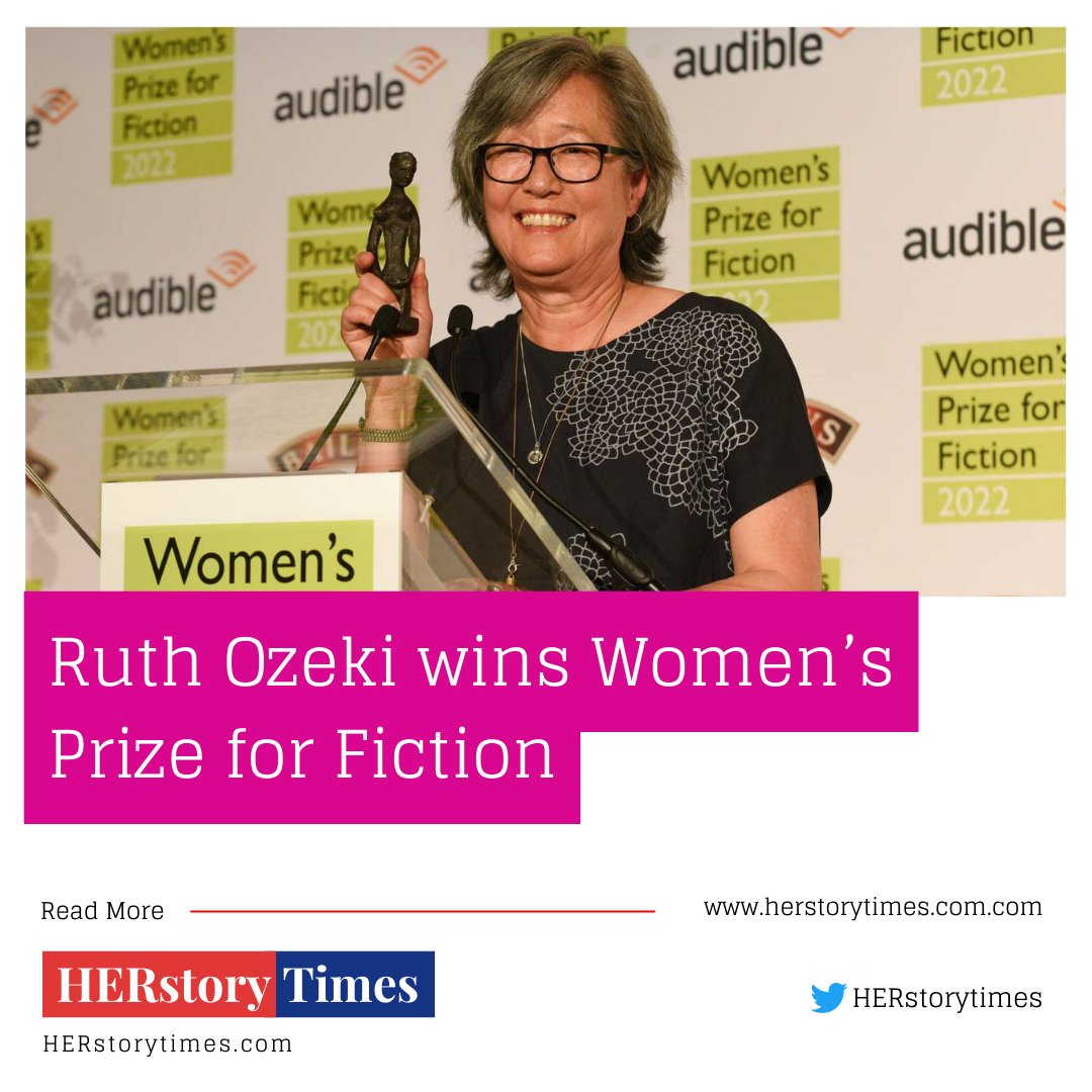 The Canadian-American author's prize-winning novel is about a boy who hears objects speaking to him. The award aims to celebrate women's creativity and get more men reading women writers.

#RuthOzeki #WomenPrizeFiction #HERstorytimes