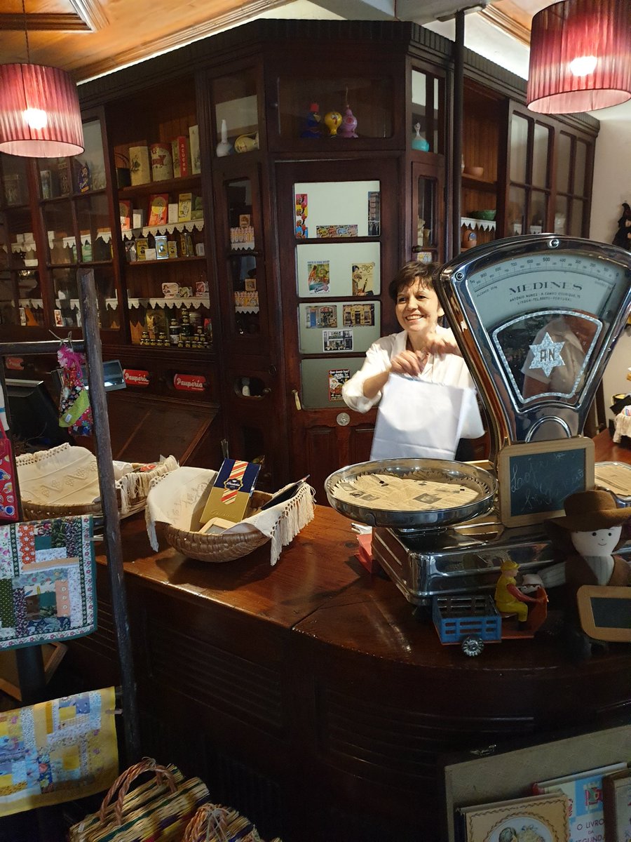 SanjoyRoyTWA's tweet photo. A quaint store built in 1874 now displays antiques and has a lovely little bar attached to it. #Combria #Portugal https://t.co/PgbfaRCGKu
