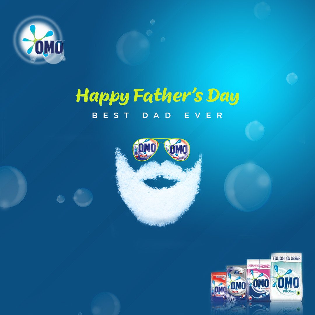 To our hero, dad, friend, mentor, counsellor and everything in between. Omo celebrates you. Happy Father's Day.