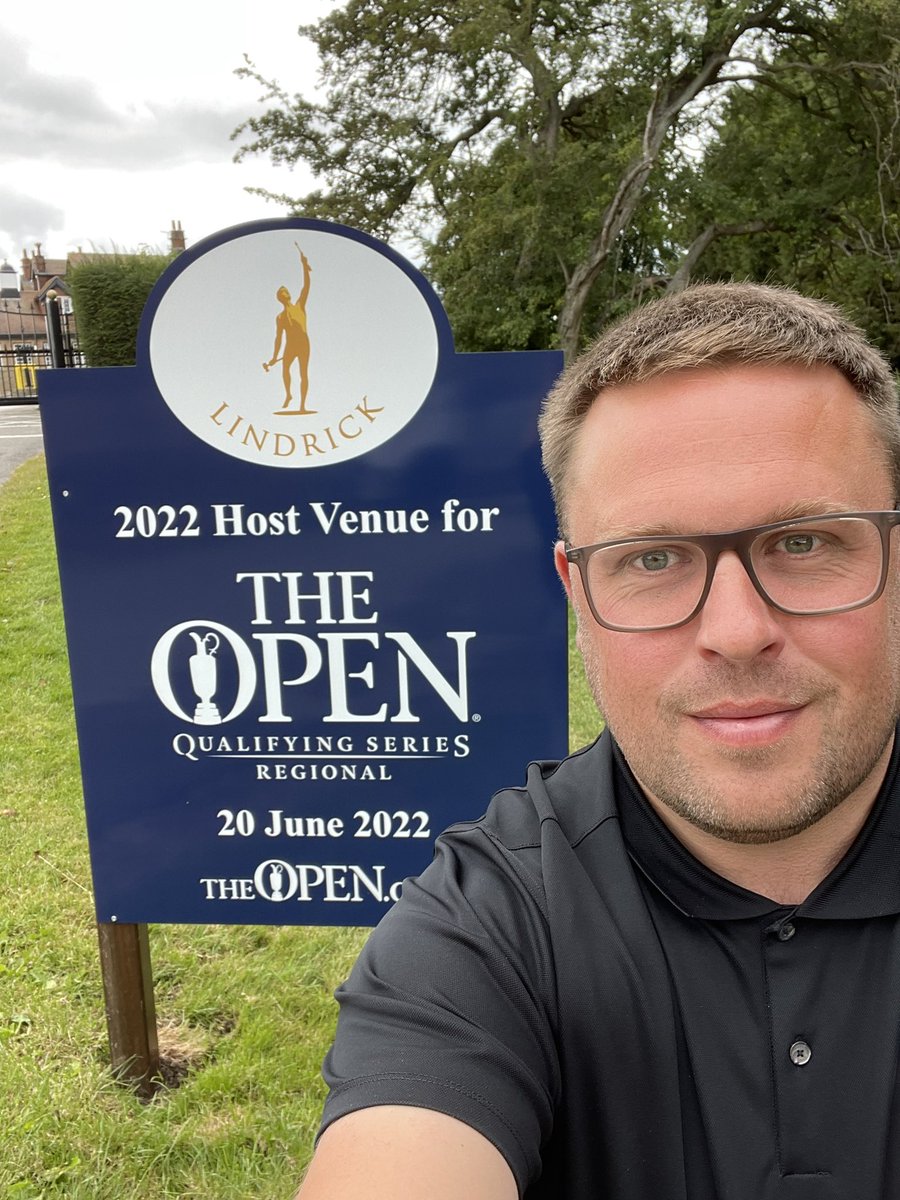 Here we go, two days of hard work ahead #TheOpen #RegionalQualifying #DontTopItOffOne