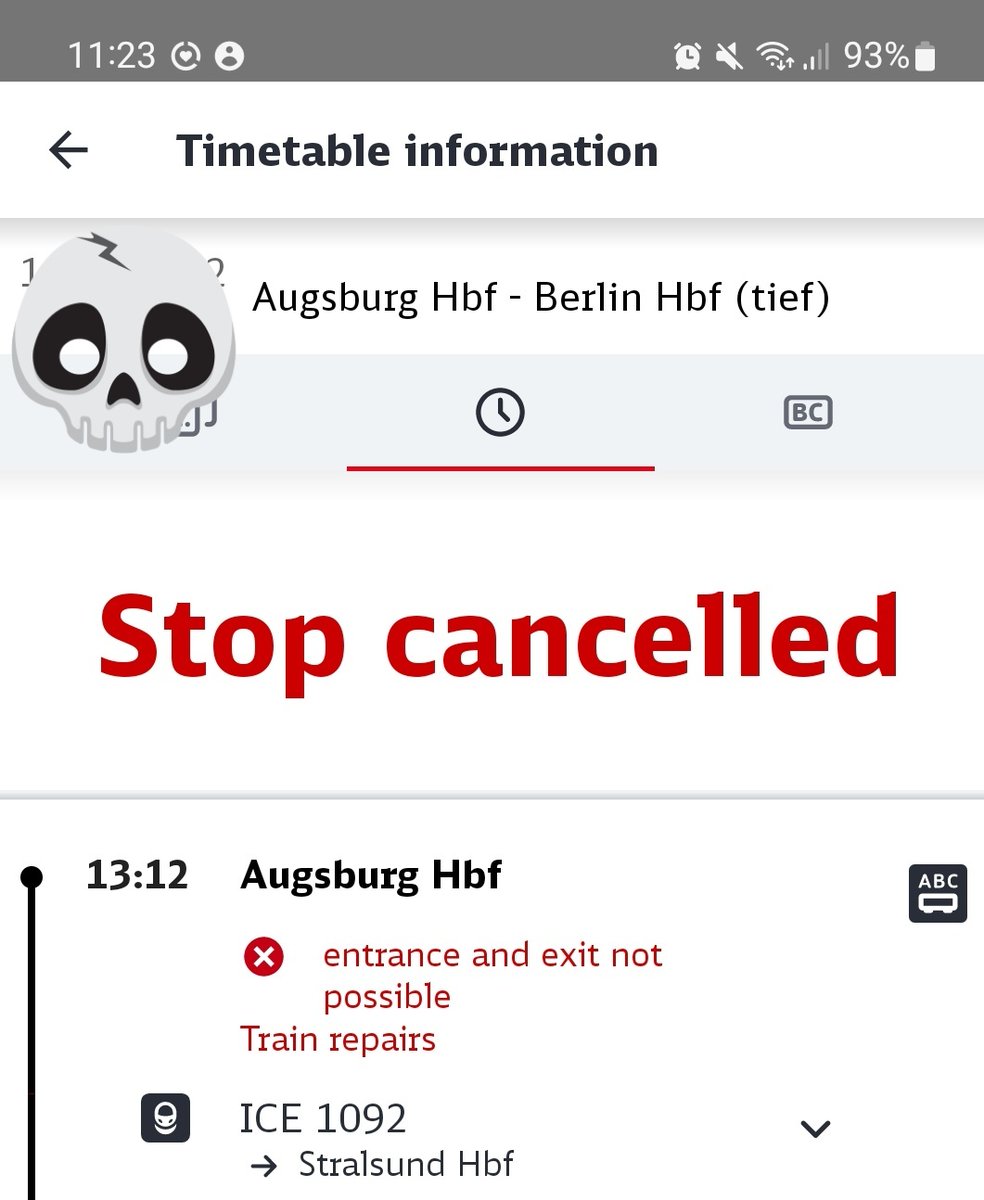 DeniseRauer's tweet photo. It's too hot for this, @DB_Bahn!
I just want one day of relaxing travel 😭😡
#heatwave #ClimateCrisis https://t.co/AqELaTa9Qi