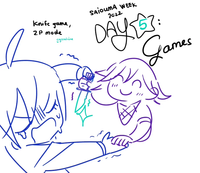 #saioumaweek2022 
▪️ DAY 5 : Games

How about the other way around? 