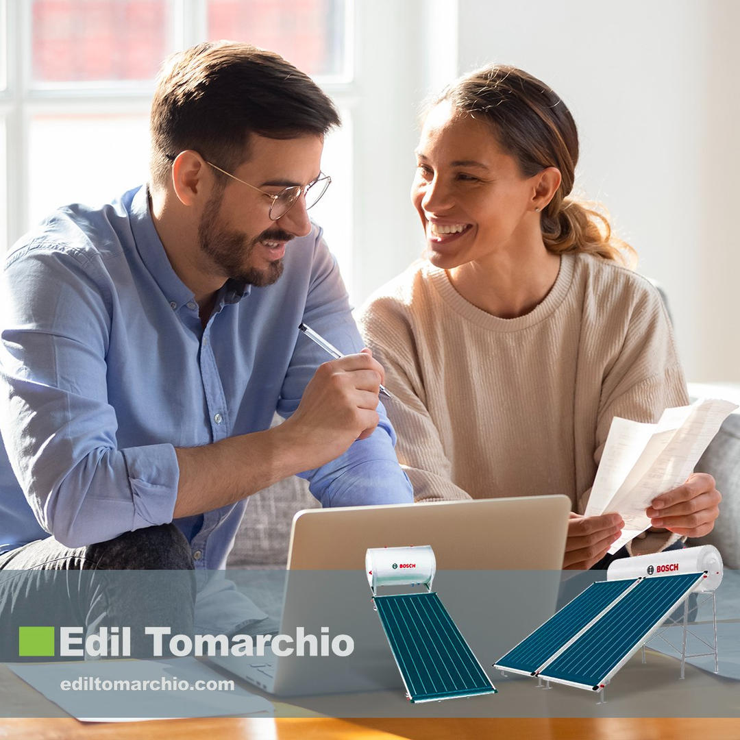 ediltomarchio's tweet photo. Sfrutta l'intensità delle radiazioni solari per produrre calore.
Energia termica naturale con un risparmio sui consumi, abbattendo i costi fino ad un massimo del 75%!
Sistema a circolazione naturale TSS Bosch
https://t.co/mBpZSrzHBX

#ediltomarchio #Bosch #solaretermico https://t.co/L7xA3g4qhk