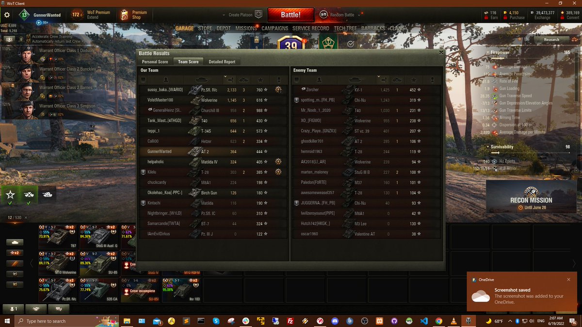 GunnerWantedNA's tweet photo. @worldoftanks Thank you for the event

GunnerWanted - 444 https://t.co/sANGd7zJIK