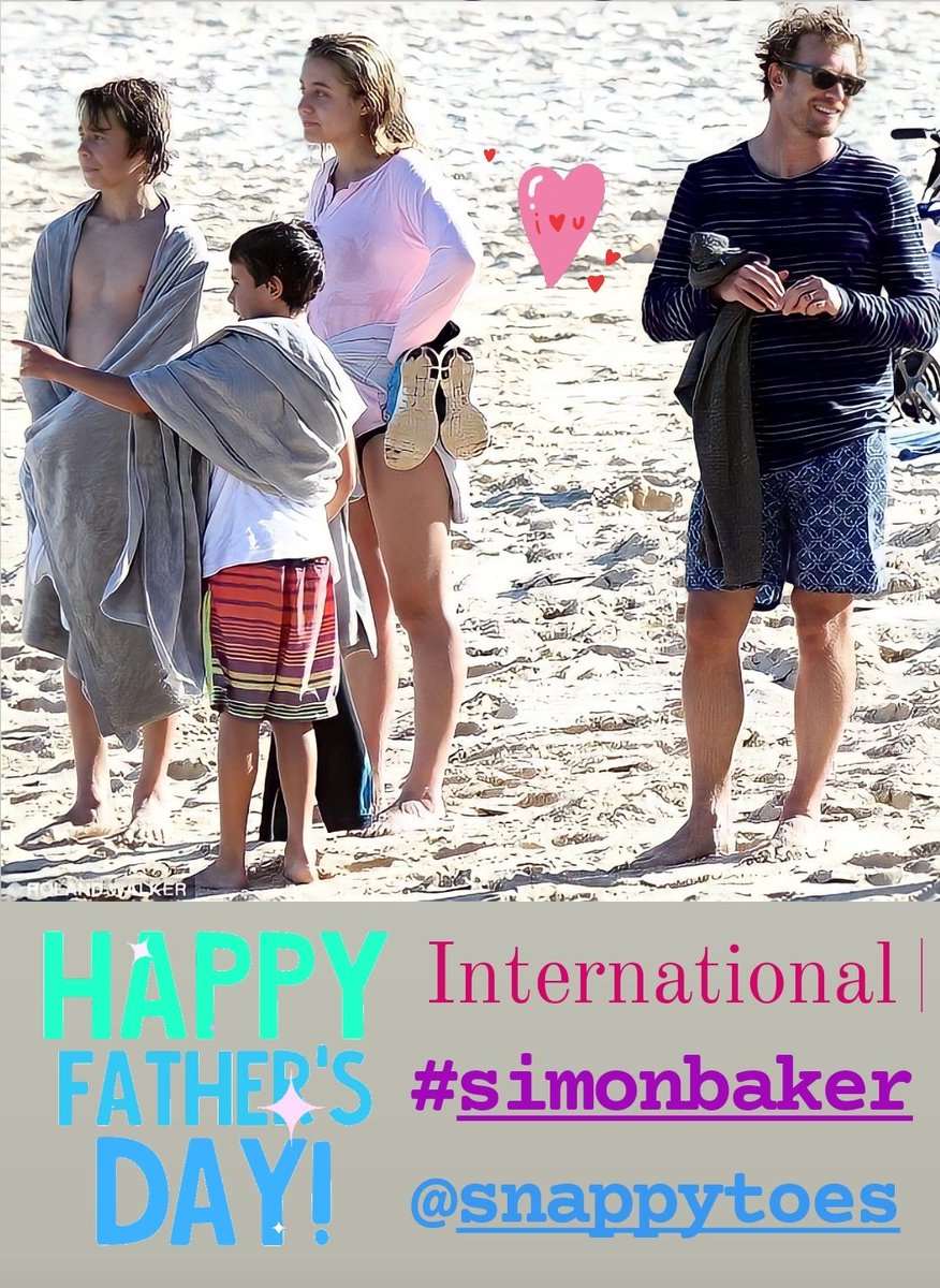 Happy International Father's Day !! 🎉💗🌹
#simonbaker #snappytoes #stellabaker #claudebluebaker #harryfridaybaker #InternationalFathersDay