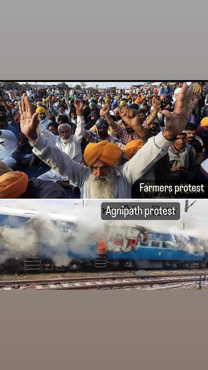 bluehawksingh's tweet photo. …and who are the anti-nationals, Terrorists ?? Ofcourse Farmers and Sikhs.
#Hypocrisy #godimedia #indiangovt #AgnipathScheme https://t.co/zUFxjbjneH