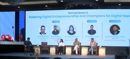 SamvadDigital's tweet photo. Samvad Session 6 ongoing on Fostering Digital Entrepreneurship and Champions for Digital Nepal. https://t.co/YZzZeOXOro