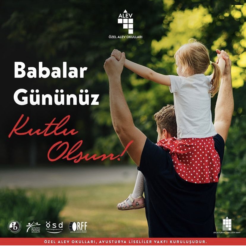 Geleceğe yürürken daima elimizden tutan tüm babaların, Babalar Günü kutlu olsun! 

#ÖzelALEVOkulları #BabalarGünü