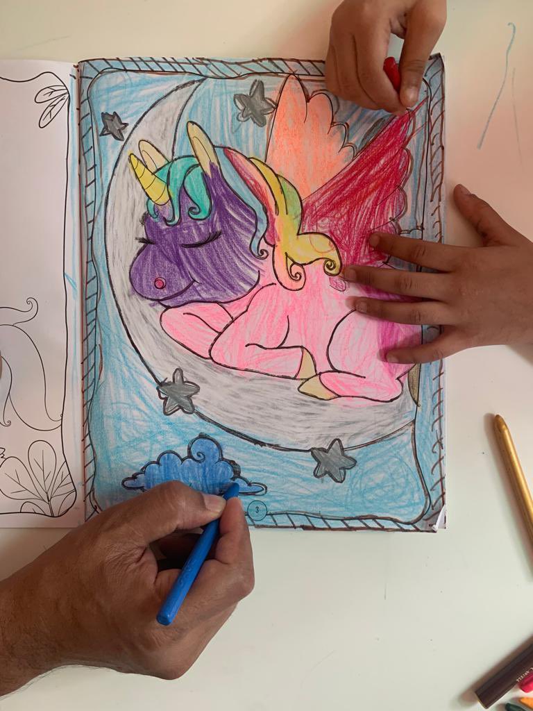 SwarupSumeet's tweet photo. Building a Unicorn with my daughter on this #FathersDay https://t.co/YqbQklIwzh