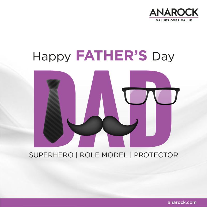 AnarockTech's tweet image. To the one who celebrates all our achievements &amp;amp; shoulders every responsibility with a smile. We wish a very Happy Father&apos;s Day to all the dads!
#fathersday #fathersday2022  #dad #happyfathersday