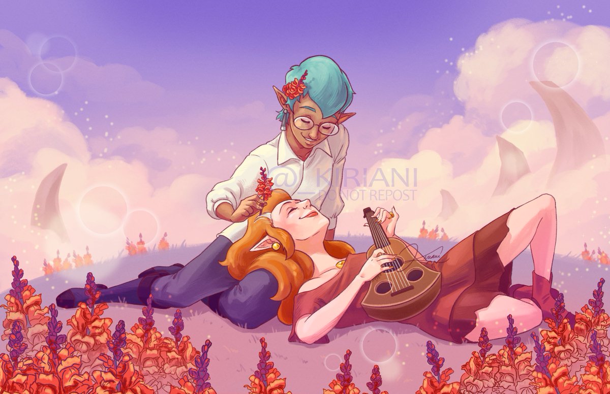 _kiriani's tweet photo. Young #Raeda and their snapdragons

A symbol of strength and grace, snapdragons can be given as a gift to tell someone they are strong and resilient. When worn in the hair, they can also be a sign that you are taken and aren't interested in attention from men. 💕💐 https://t.co/FKCsOko6NW