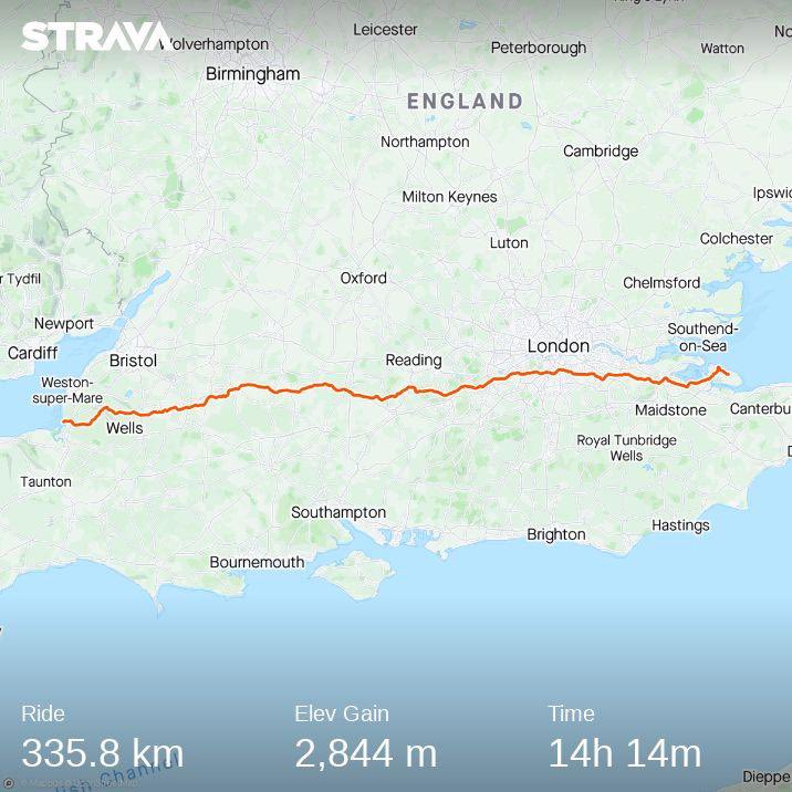 From broken hip to Chase the Sun in 6 months. Incredibly hard but it can be done! Still have a limp but I can pedal 🚴🏼😀. Thanks to everyone for your help support and encouragement over the last 6 months, still a way to go but on the right track 💪👍
strava.app.link/oIQjyukQYqb