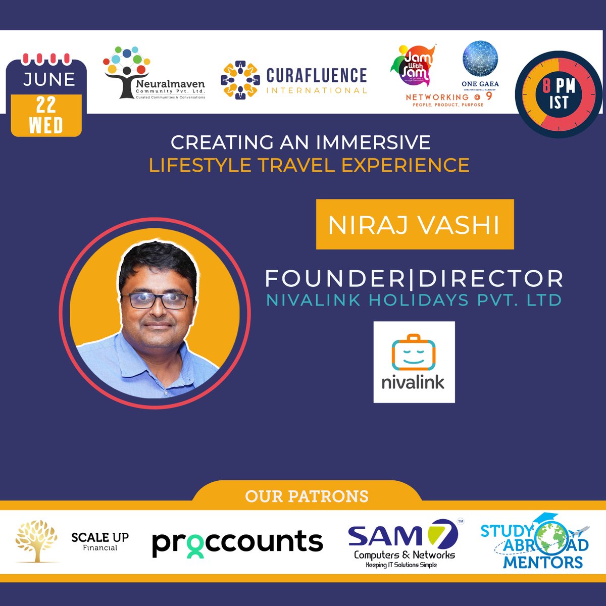 curafluence's tweet photo. Niraj Vashi  is an avid traveler, bird watcher, foodie and photographer besides being a pioneer in travel technology.
@nirajvashi1  is considered an encyclopedia of India travel. https://t.co/U3XUmre2Zd