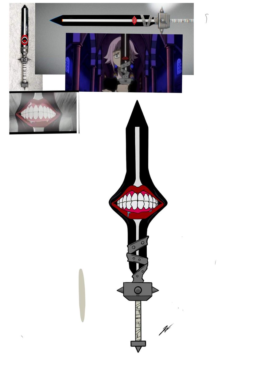 Lazlowslaughter's tweet photo. Just finished the design for my next tattoo actually so fuckin hyped
#SoulEater #Ragnarok #DemonSword https://t.co/QUqeXxcPzh