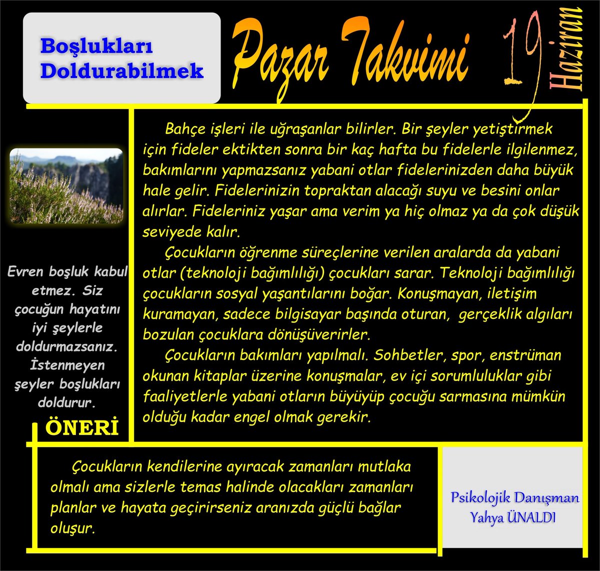 yahyaunaldi's tweet photo. Çocukların hayatındaki boşluklar istenmeyen davranışlar ile dolabilir. En güzeli çocukların da hoşlanacağı, onları geliştiren etkinliklerle boşlukları doldurmak olacaktır. #annebabaolmak #annebabaçocuk #teknolojibağımlılığı #oyunbağımlılığı #disleksi #diskalkuli #disgrafi #dehb https://t.co/71AKk44KfJ
